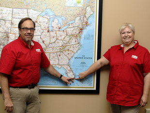 Mike & Cheryl Vermillion - Owners, Fish Window Cleaning Miami NW