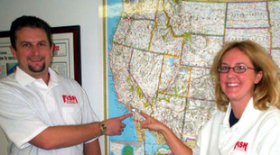 Gary & Marina Poulson - Owners, Fish Window Cleaning