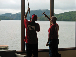 FISH Window Cleaners Cleaning Lake View Windows