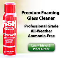 Premium Foaming Glass Cleaner; Professionl Grade All-Weather Ammonia-Free. Learn More & Place Order
