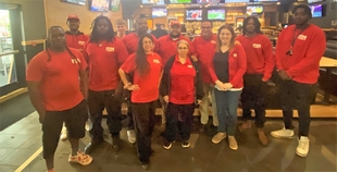 group photo of the fish team