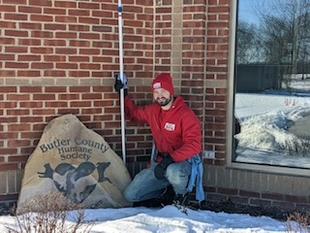 FISH Window Cleaner with Butler County Humane Society Logo