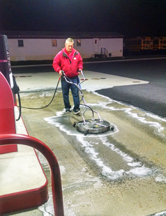 Image of Fish Window Cleaning Pressure Washing Redner's Market in Dover DE