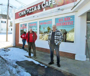 Image of Matt Fontaine and Town Pizza and Cafe Owner