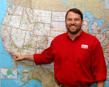 Kevin May, owner of Fish Window Cleaning of Newport Beach and Irvine