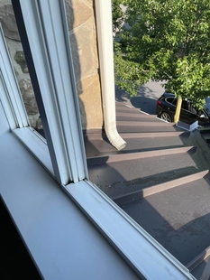 after cleaning sills