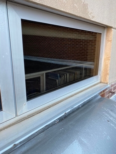 after cleaning window