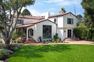 professionally cleaned house