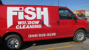 Fish Window Cleaning Van
