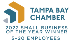 tampa bay chamber 2022 small business of the year winner 5-20 employees
