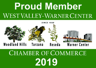 Proud Member West Valley-Warner Center Chamber of Commerce 2019
