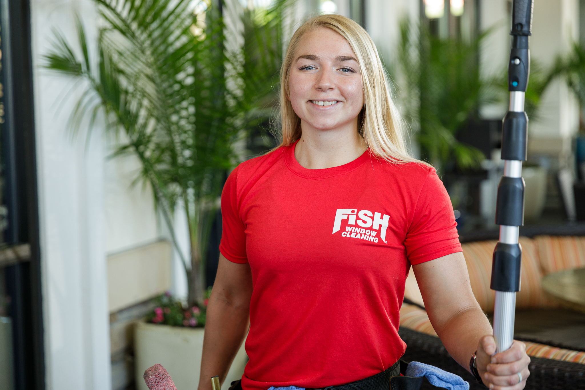 Fish Window Cleaner Holding Pole