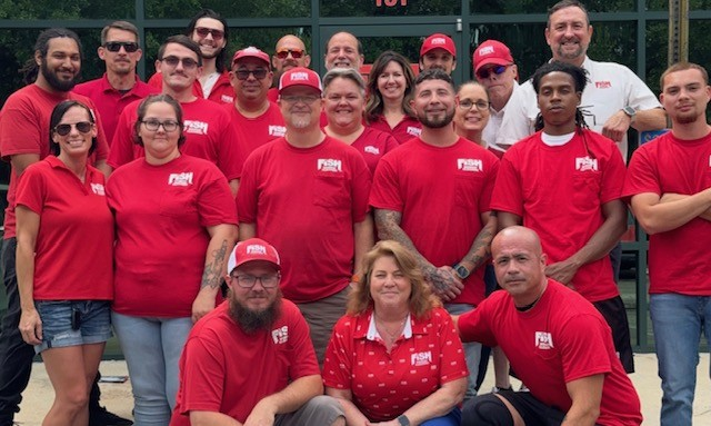 Fish Window Cleaning Group Photo from the Northeast Florida location.