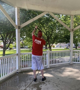 pressure washing