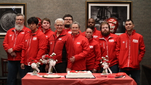 group photo of the fish team